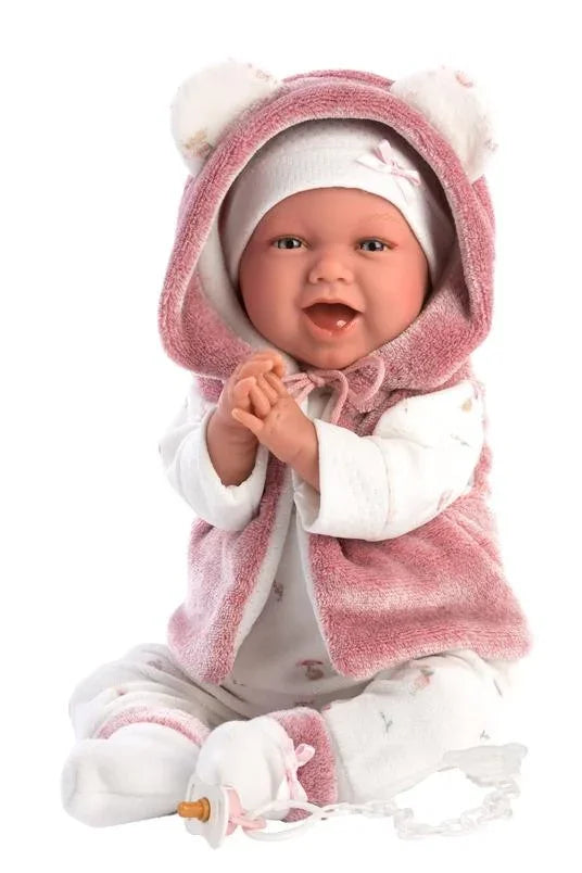 Lalka bobas śmiejąca się Mimi 42 cm - zabawki-dla-dziewczynki