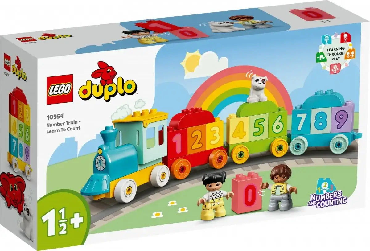 LEGO DUPLO 10954 pociąg z cyferkami nauka liczenia - zabawki-dla-dziewczynki