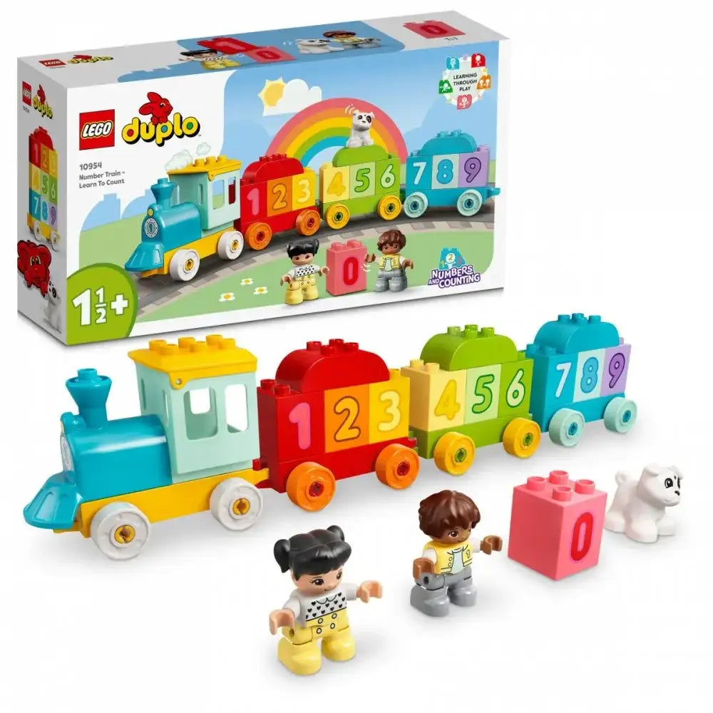 Pociąg LEGO DUPLO z klockami z cyframi dla dzieci - zabawki-dla-dziewczynki