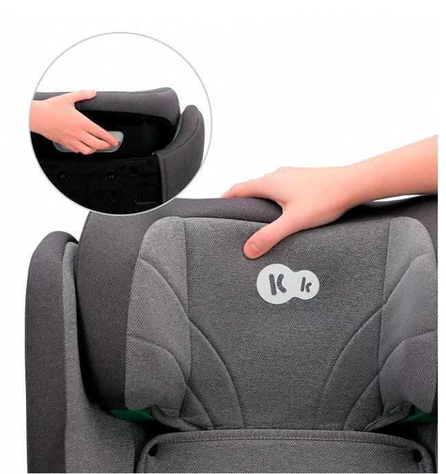 Fotelik samochodowy JUNIOR FIX 2 i-Size 100-150 cm ROCKET GREY - zabawki-dla-dziewczynki
