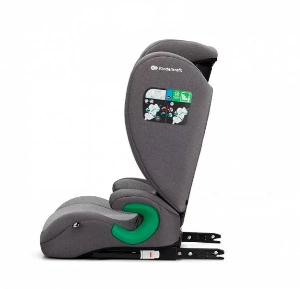 Fotelik samochodowy JUNIOR FIX 2 i-Size 100-150 cm ROCKET GREY - zabawki-dla-dziewczynki