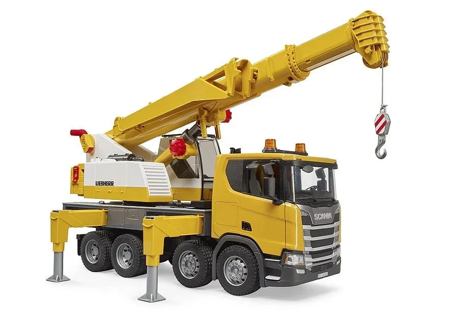 Pojazd Scania Super 560R Ciężarówka z dźwigiem - zabawki-dla-dziewczynki