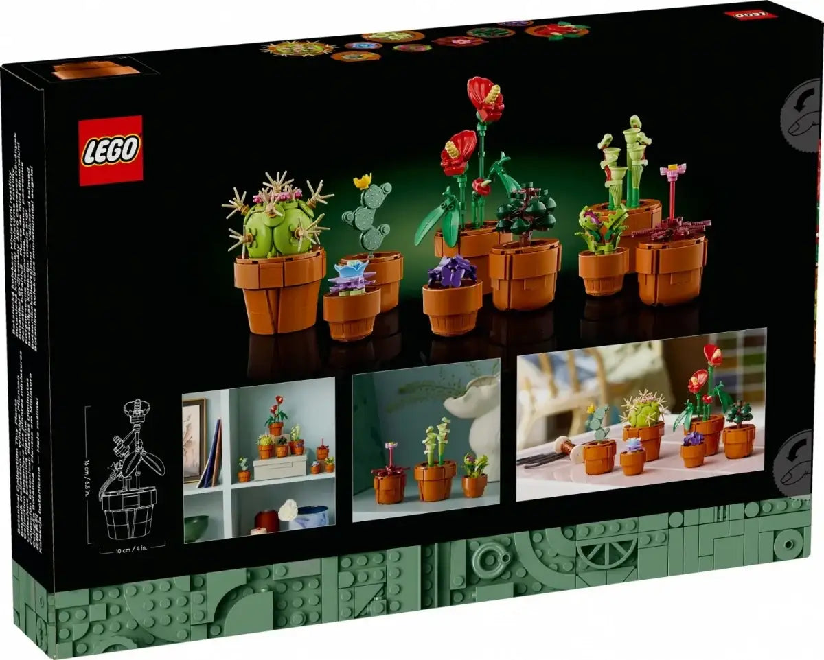 Zestaw LEGO rośliny w doniczkach, kreatywne zabawki, kolorowe klocki - zabawki-dla-dziewczynki
