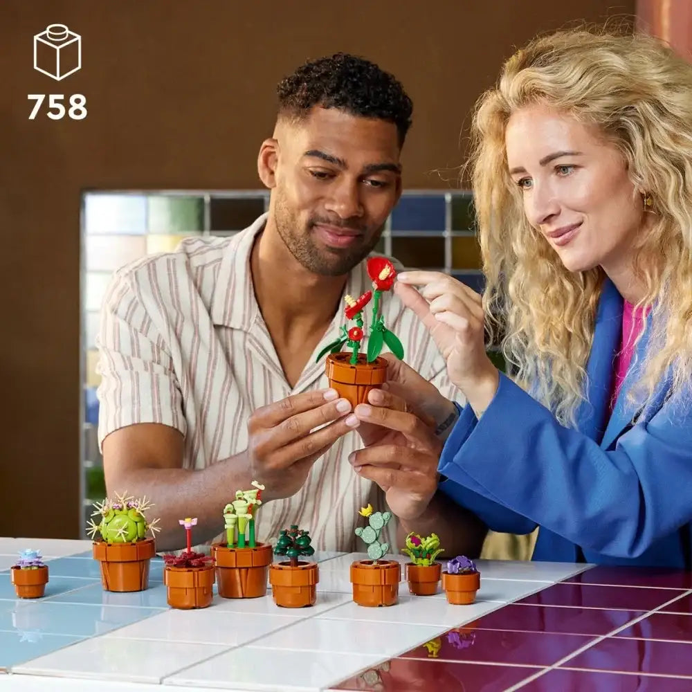 LEGO 10329 Icons roślinki kreatywny zestaw - zabawki-dla-dziewczynki