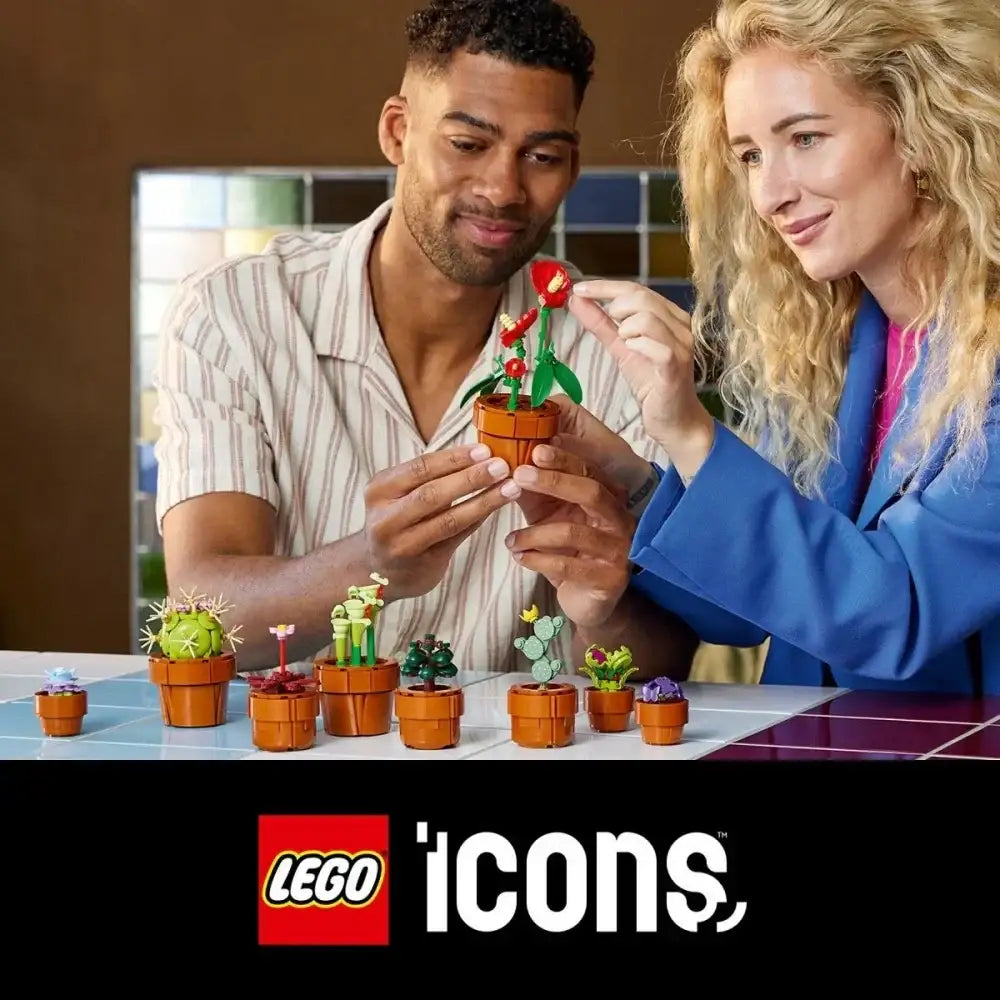 LEGO 10329 Icons mini roślinki zestaw dla dzieci - zabawki-dla-dziewczynki