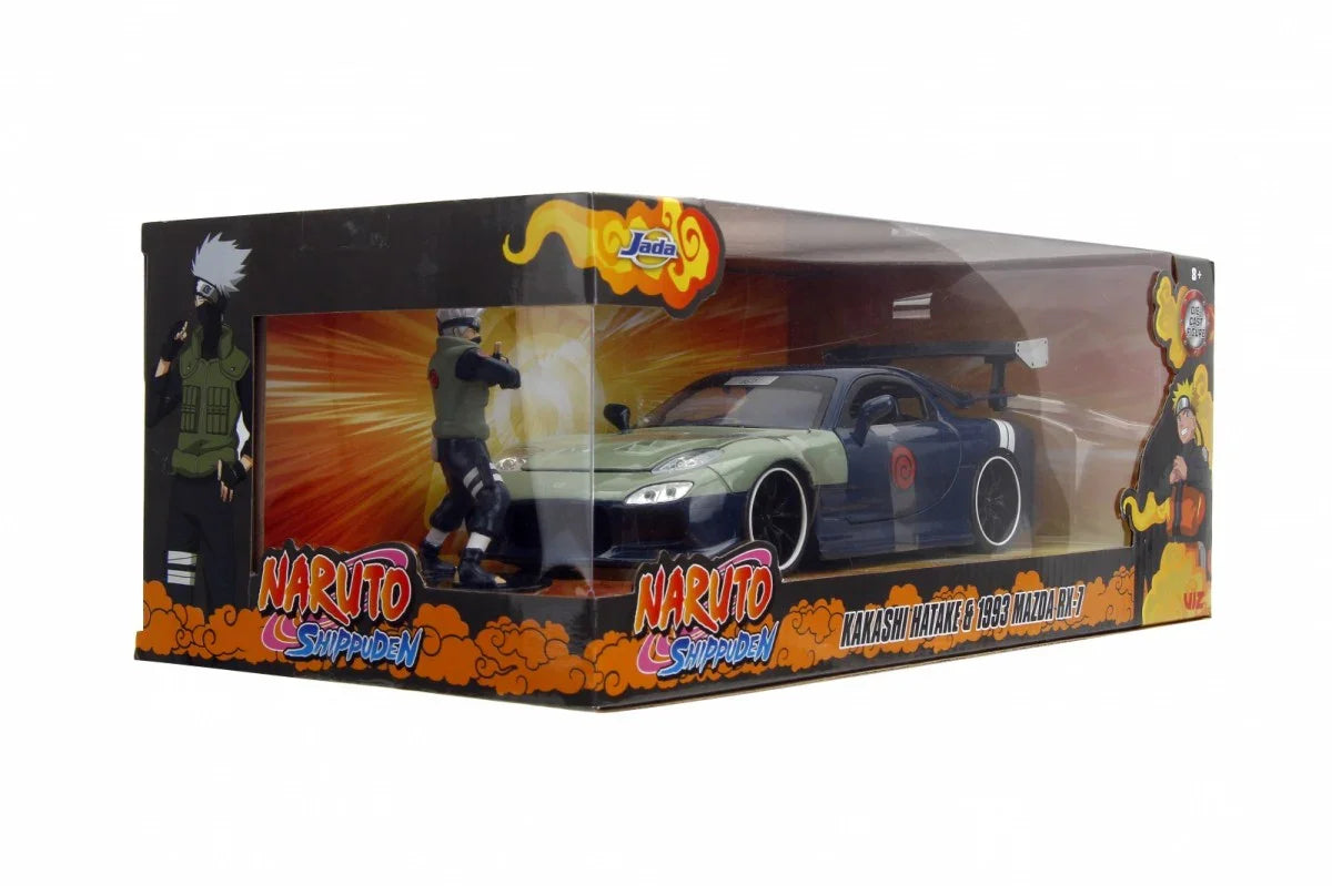 Pojazd z figurką Naruto 93 Mazda RX-7 1/24 - zabawki-dla-dziewczynki
