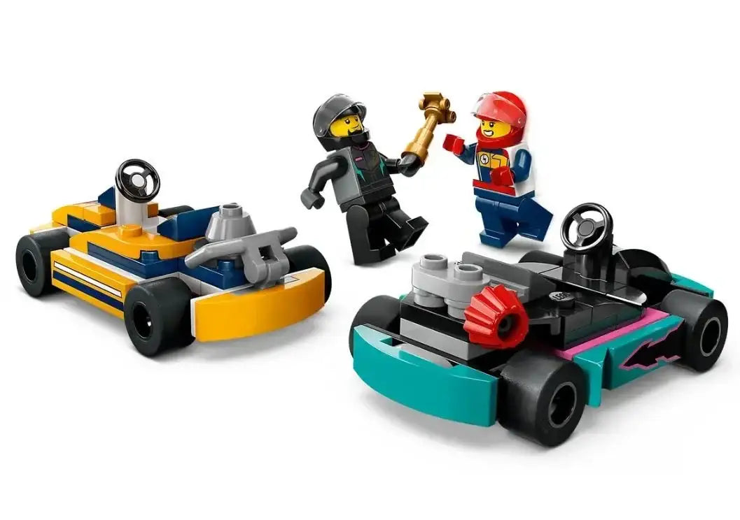 LEGO City 60400 gokarty i kierowcy zestaw edukacyjny - zabawki-dla-dziewczynki