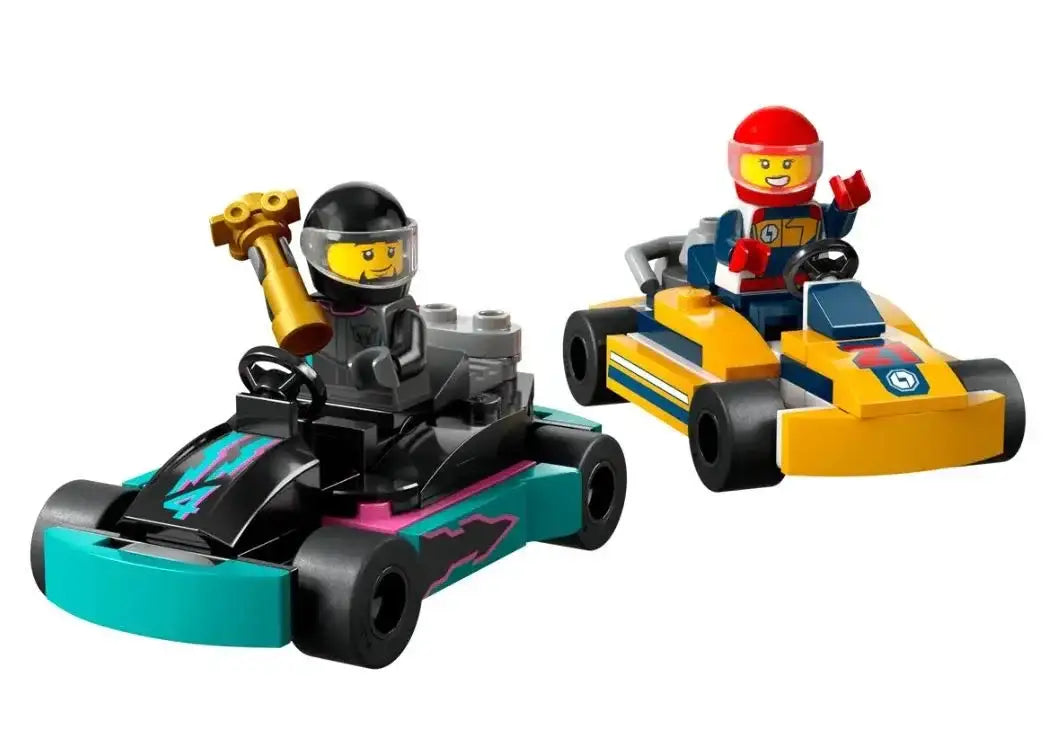 LEGO 60400 City gokarty wyścigowe zestaw kreatywny - zabawki-dla-dziewczynki