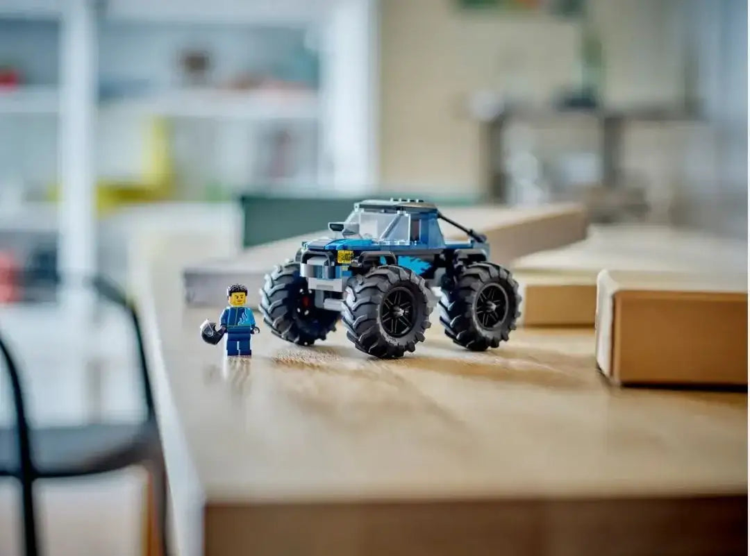 LEGO City 60402 niebieski Monster Truck, zestaw klocków- zabawki-dla-dziewczynki