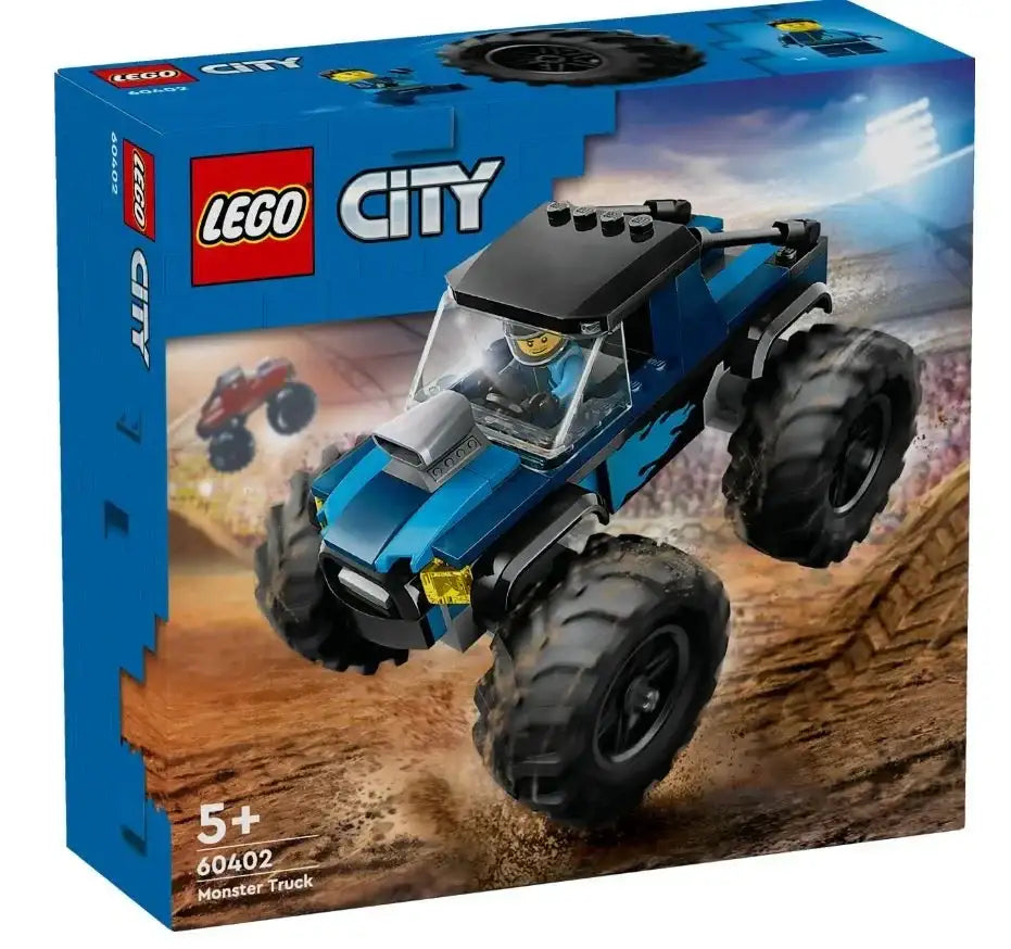 LEGO  City 60402 Niebieski monster truck - zabawki-dla-dziewczynki