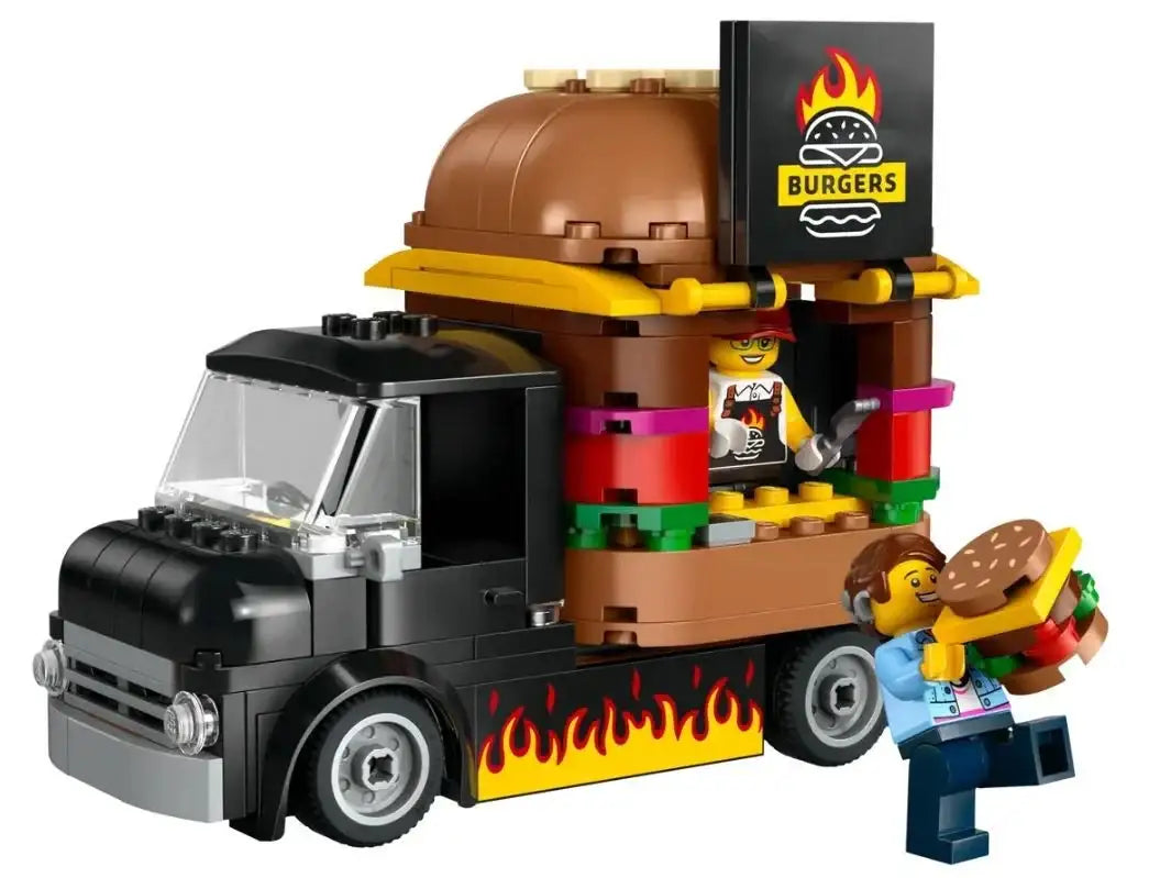 LEGO 60404 zestaw City ciężarówka i burger - zabawki-dla-dziewczynki