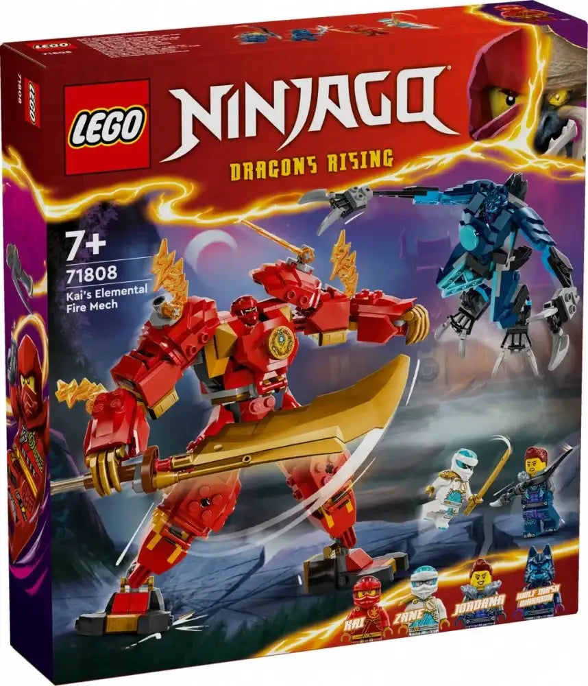 Klocki Ninjago 71808 Mech żywiołu ognia Kaia - zabawki-dla-dziewczynki
