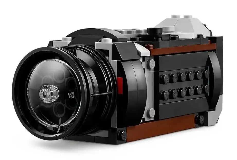 Aparat fotograficzny zbudowany z klocków LEGO, kreatywna zabawka  - zabawki-dla-dziewczynki