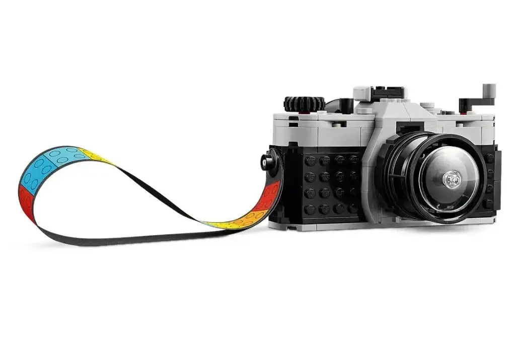 Zabawka aparat fotograficzny z klocków, kolorowa klisza, kreatywne  - zabawki-dla-dziewczynki