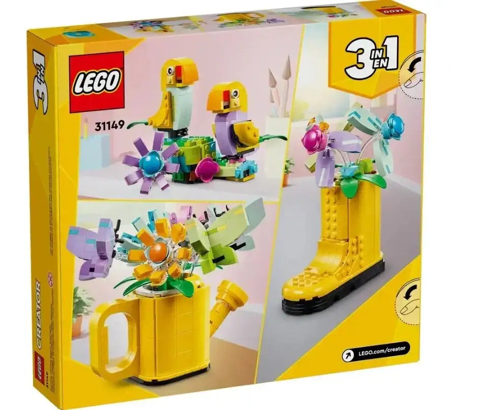 Zestaw LEGO Creator 3w1 31149 zabawka kreatywna, kwiaty i ptaki - zabawki-dla-dziewczynki