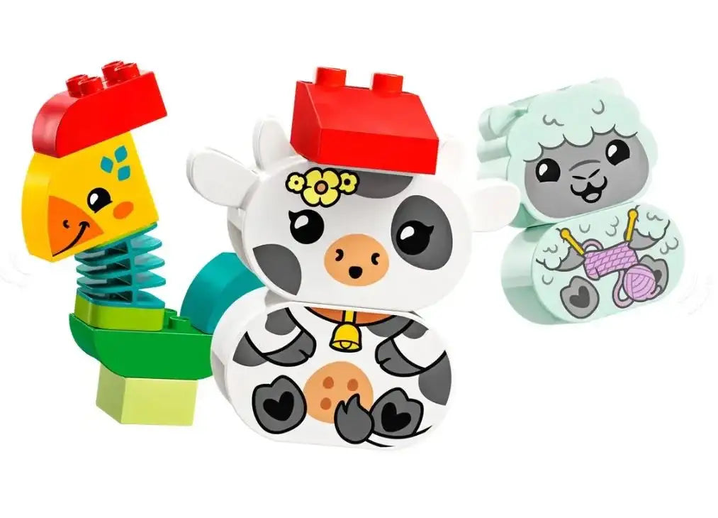 LEGO DUPLO 10412 wagony na kółkach z możliwością łączenia  - zabawki-dla-dziewczynki