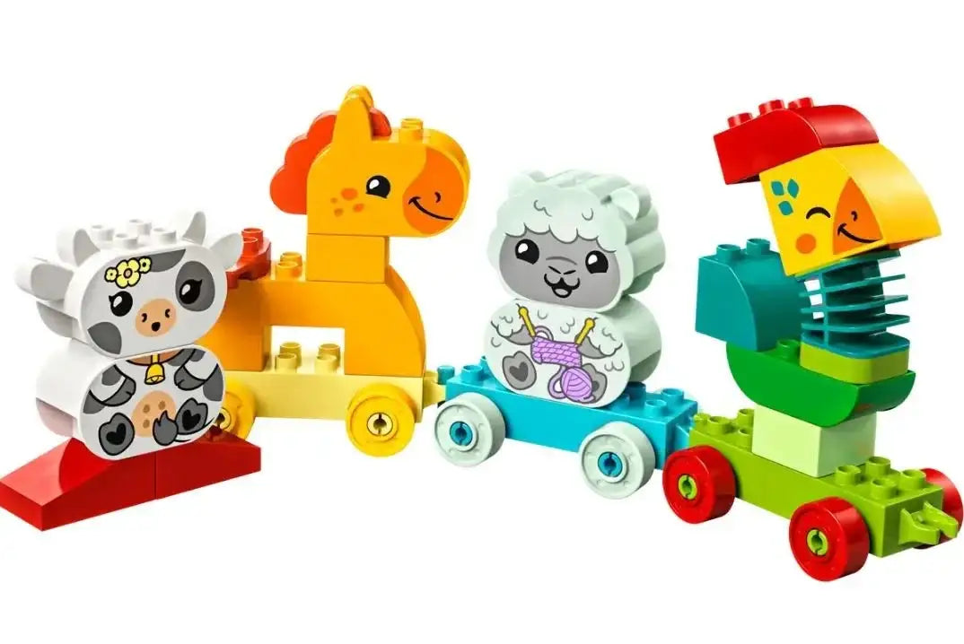  LEGO  Klocki DUPLO 10412 Pociąg ze zwierzątkami   - zabawki-dla-dziewczynki