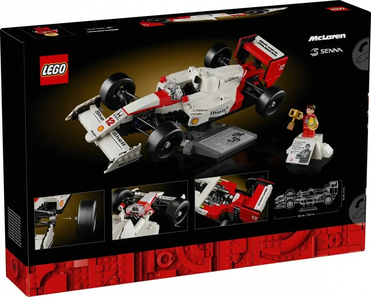 LEGO 10330 McLaren MP4/4 Icons Ayrton Senna zestaw - zabawki-dla-dziewczynki