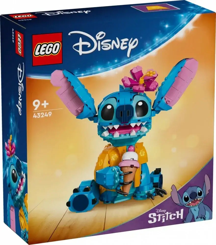 LEGO Disney 43249 Stitch zbudowany model figurki z klocków - zabawki-dla-dziewczynki