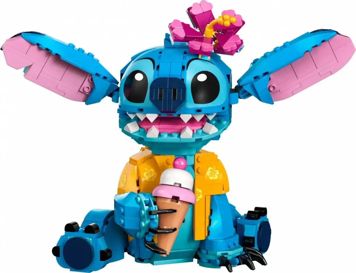 LEGO Disney 43249 Stitch z akcesoriami – lodowy rożek i kwiat - zabawki-dla-dziewczynki