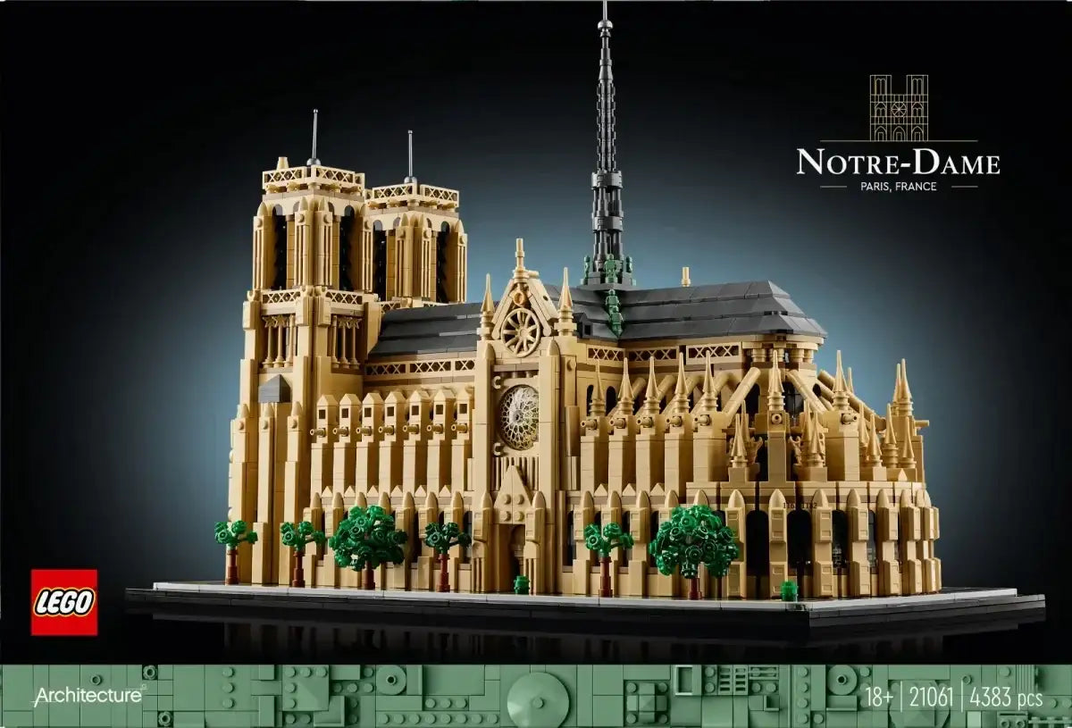 LEGO Architecture 21061 Notre-Dame miniatura słynnej katedry - zabawki-dla-dziewczynki