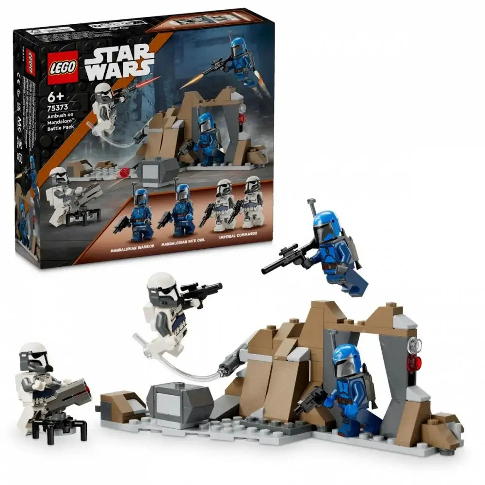 Figurki i pojazdy w zestawie LEGO Star Wars 75373 - zabawki-dla-dziewczynki