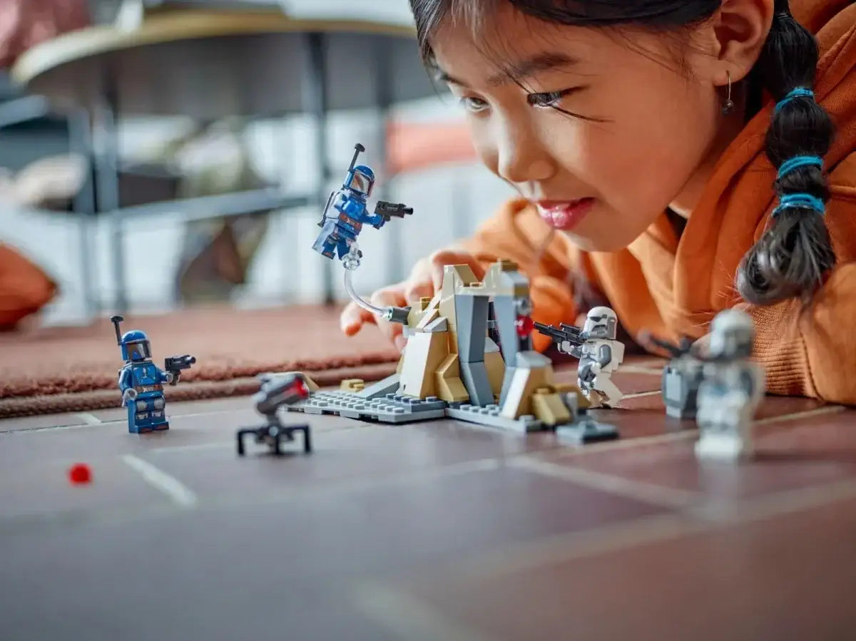 Scenka bitewna z klocków LEGO Star Wars zestaw konstrukcyjny - zabawki-dla-dziewczynki
