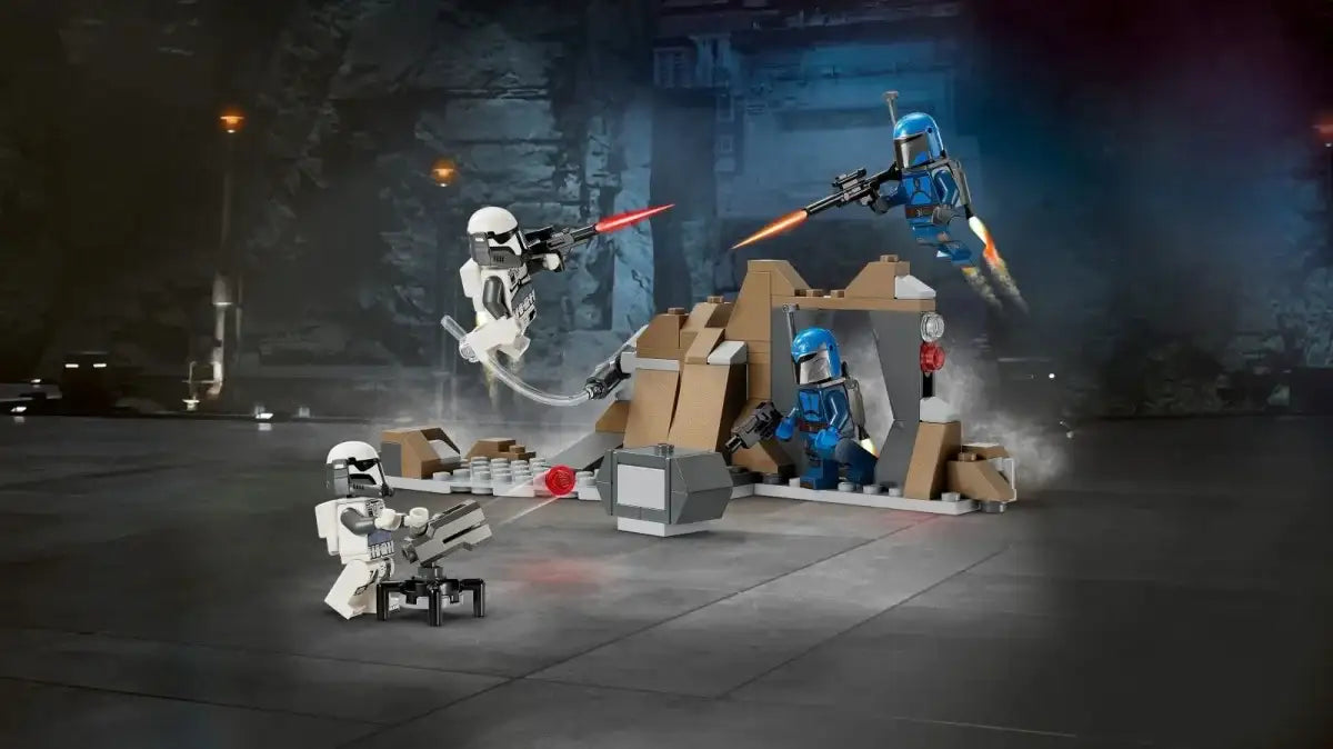 Opakowanie LEGO Star Wars 75373 Zasadzka na Mandalorze - zabawki-dla-dziewczynki