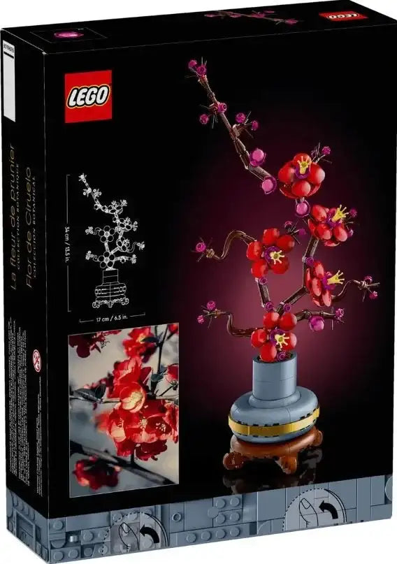 Kreatywna zabawa LEGO Kwiat śliwy 10369, buduj i dekoruj wnętrze  - zabawki-dla-dziewczynki