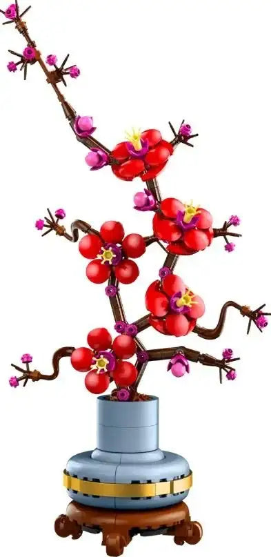 kreatywna zabawka dla dzieci, kwitnące drzewko bonsai z klocków - zabawki-dla-dziewczynki