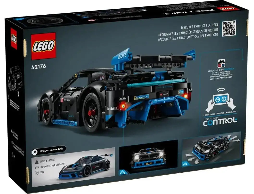 LEGO Technic 42176 Porsche GT4 e-Performance model kolekcjonerski - zabawki-dla-dziewczynki