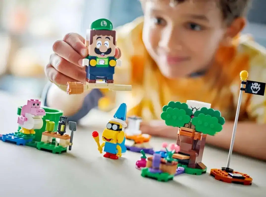 LEGO 71440 Super Mario figurka LEGO Luigi zestaw przygód edukacyjna zabawa - zabawki-dla-dziewczynki