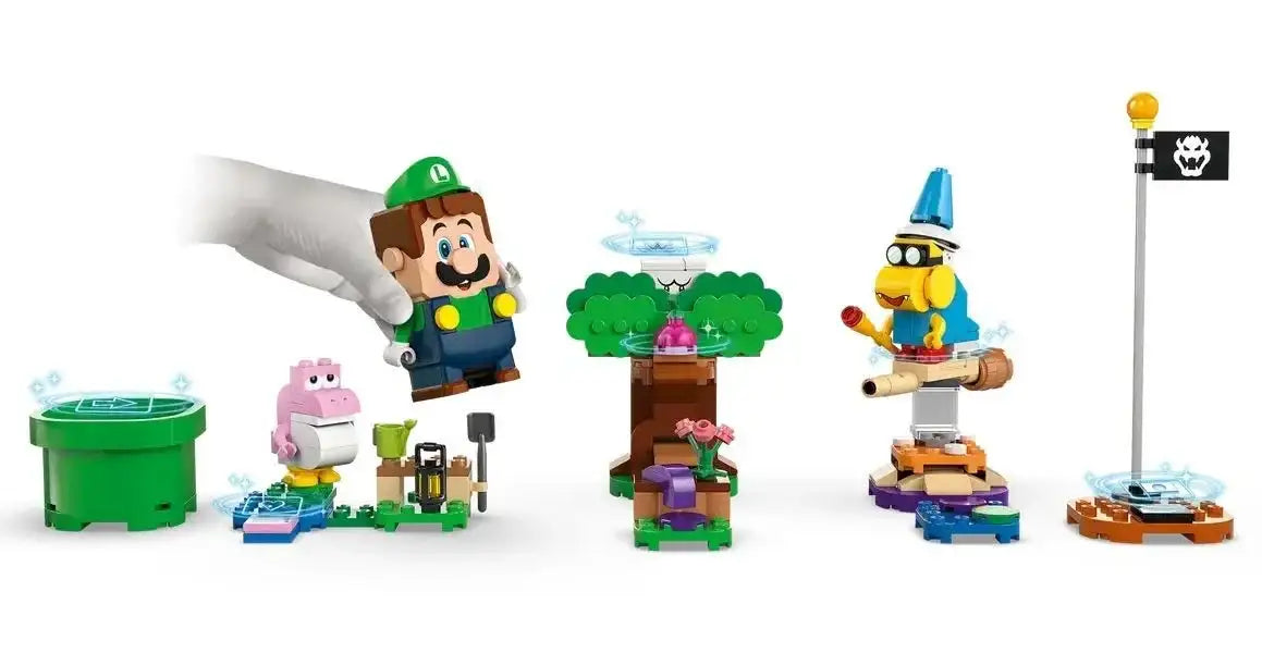 LEGO Super Mario 71440 interaktywny LEGO Luigi kreatywny zestaw klocków - zabawki-dla-dziewczynki