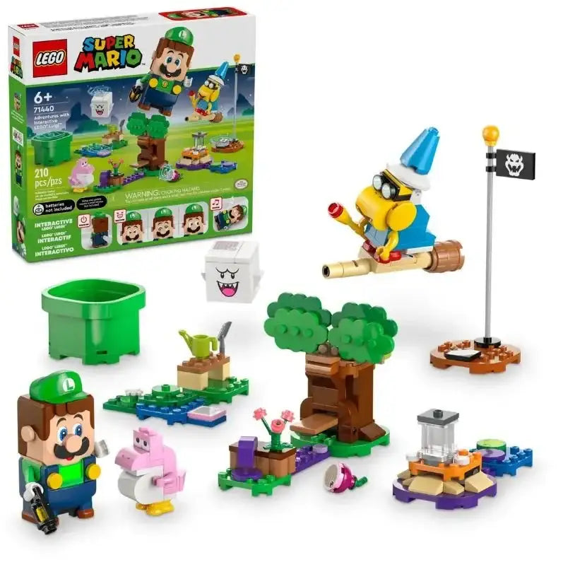 LEGO Super Mario 71440 zestaw z interaktywną figurką LEGO Luigi dla dziec- zabawki-dla-dziewczynki