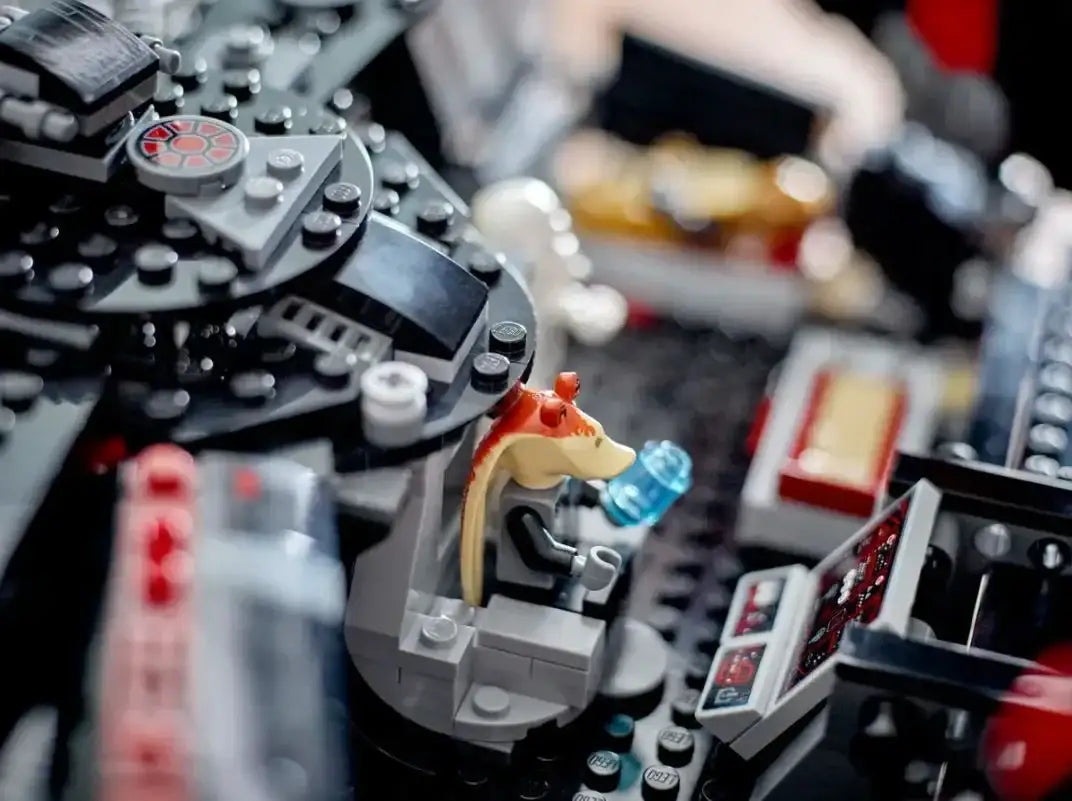 Klocki LEGO, figurka kosmity w statku kosmicznym - zabawki-dla-dziewczynki