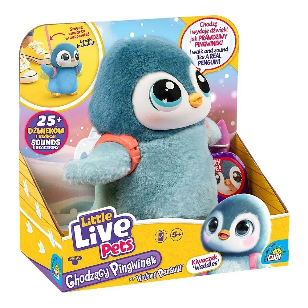Maskotka Cobi Little Live Pets Chodzący pingwinek do zabawy - zabawki-dla-dziewczynki