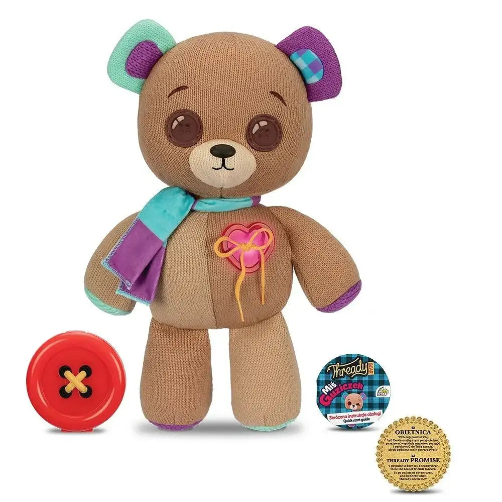 Cobi Thready Bear Miś Guziczek interaktywna zabawka edukacyjna dla dzieci - zabawki-dla-dziewczynki