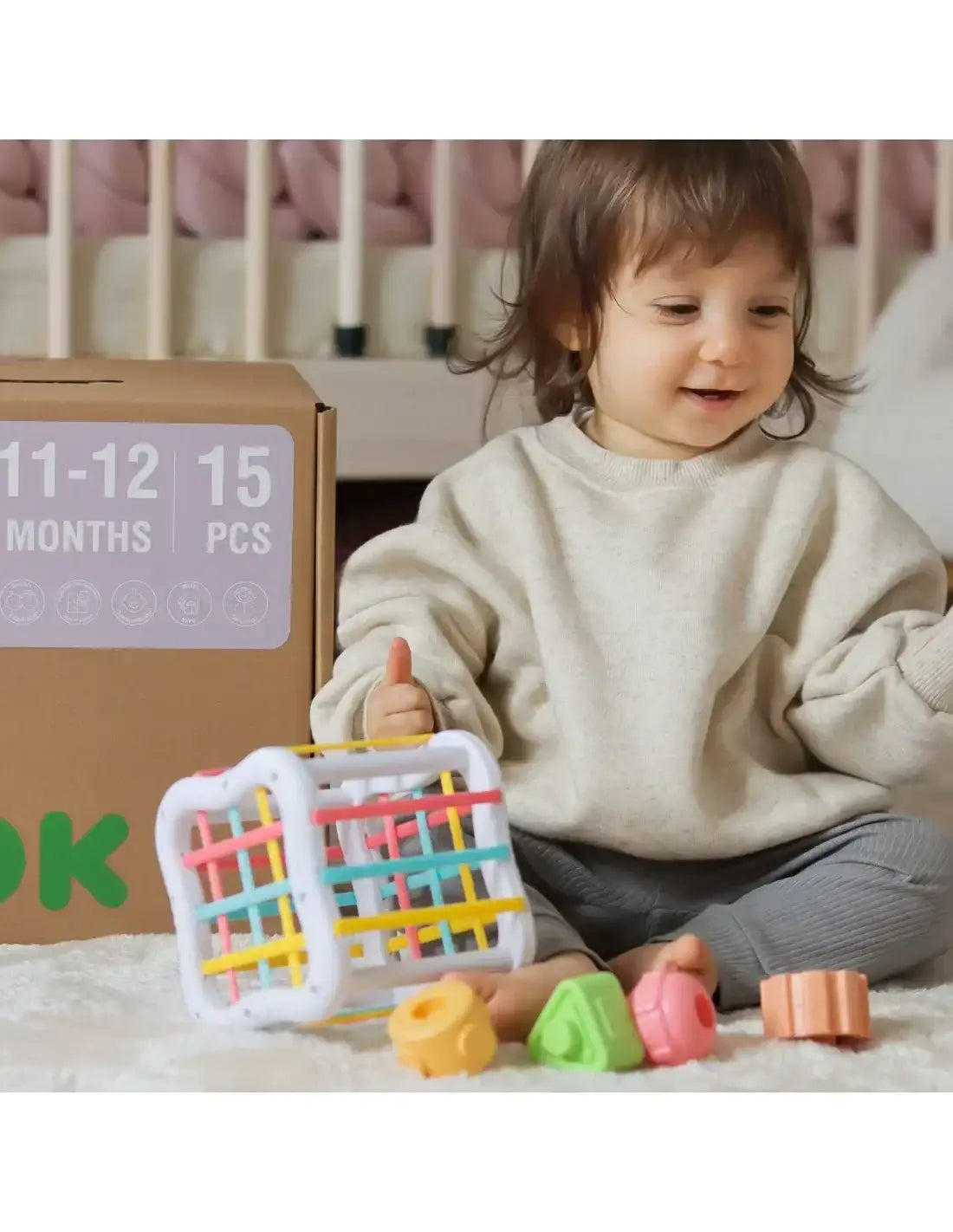 Zabawka Montessori dla niemowląt 11-12 miesięcy edukacyjna - zabawki-dla-dziewczynki