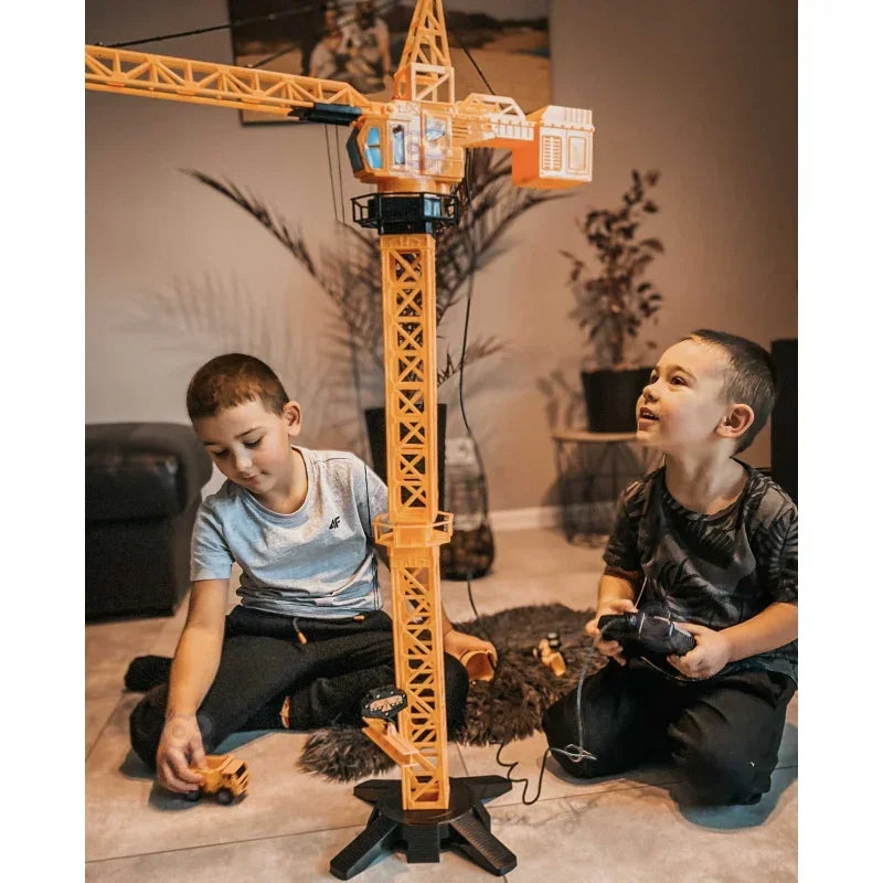 Zestaw budowlany dla dzieci z dźwigiem 103 cm - zabawki-dla-dziewczynki