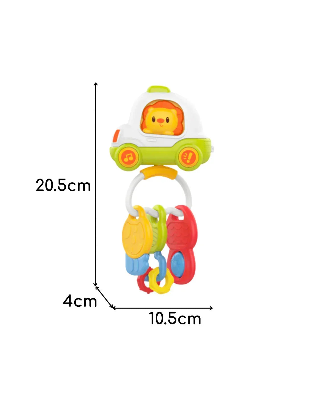 Zabawka motoryczna Woopie Baby kluczyki samochodowe dla dzieci - zabawki-dla-dziewczynki