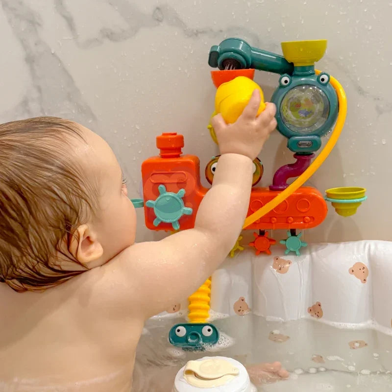 WOOPIE BABY Zabawka do Kąpieli Kranik Prysznic Fontanna Przelewowa Kaczuszka - zabawki-dla-dziewczynki