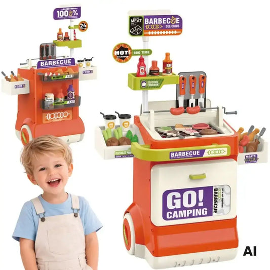 WOOPIE interaktywny wózek do grillowania BBQ dla dzieci