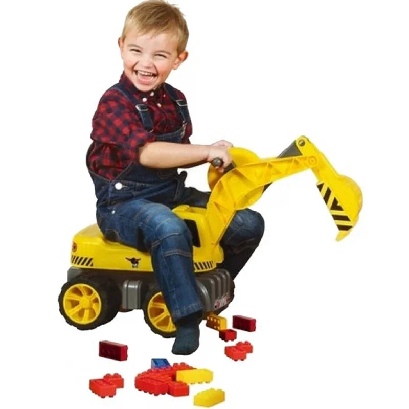 BIG Kreatywny Jeździk Koparka - zabawki-dla-dziewczynki