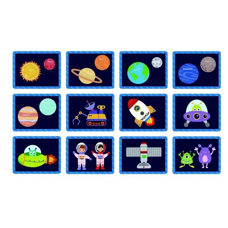 Układanka TOOKY TOY magnetyczna kosmos zabawka edukacyjna - zabawki-dla-dziewczynki