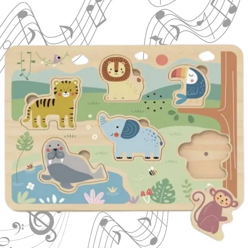 Interaktywne puzzle TOOKY TOY dla dzieci - zabawki-dla-dziewczynki