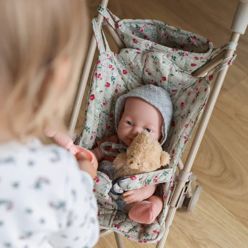 WOOPIE ROYAL Wózek Spacerówka Dla Lalek w Kwiatki - zabawki-dla-dziewczynki