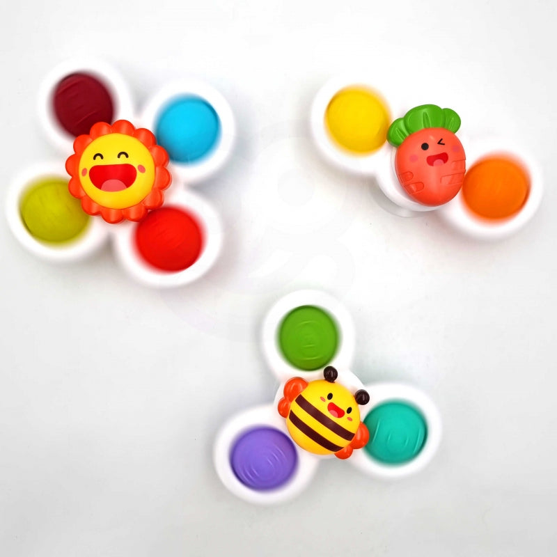 5-WOOPIE BABY Spiner Zabawka Sensoryczna Edukacyjna 3w1-5