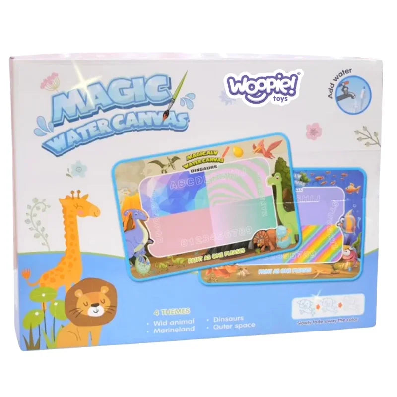 WOOPIE Magiczna Mata Wodna do Malowania XXL Pieczątki Cyferki 100x80 cm - zabawki-dla-dziewczynki