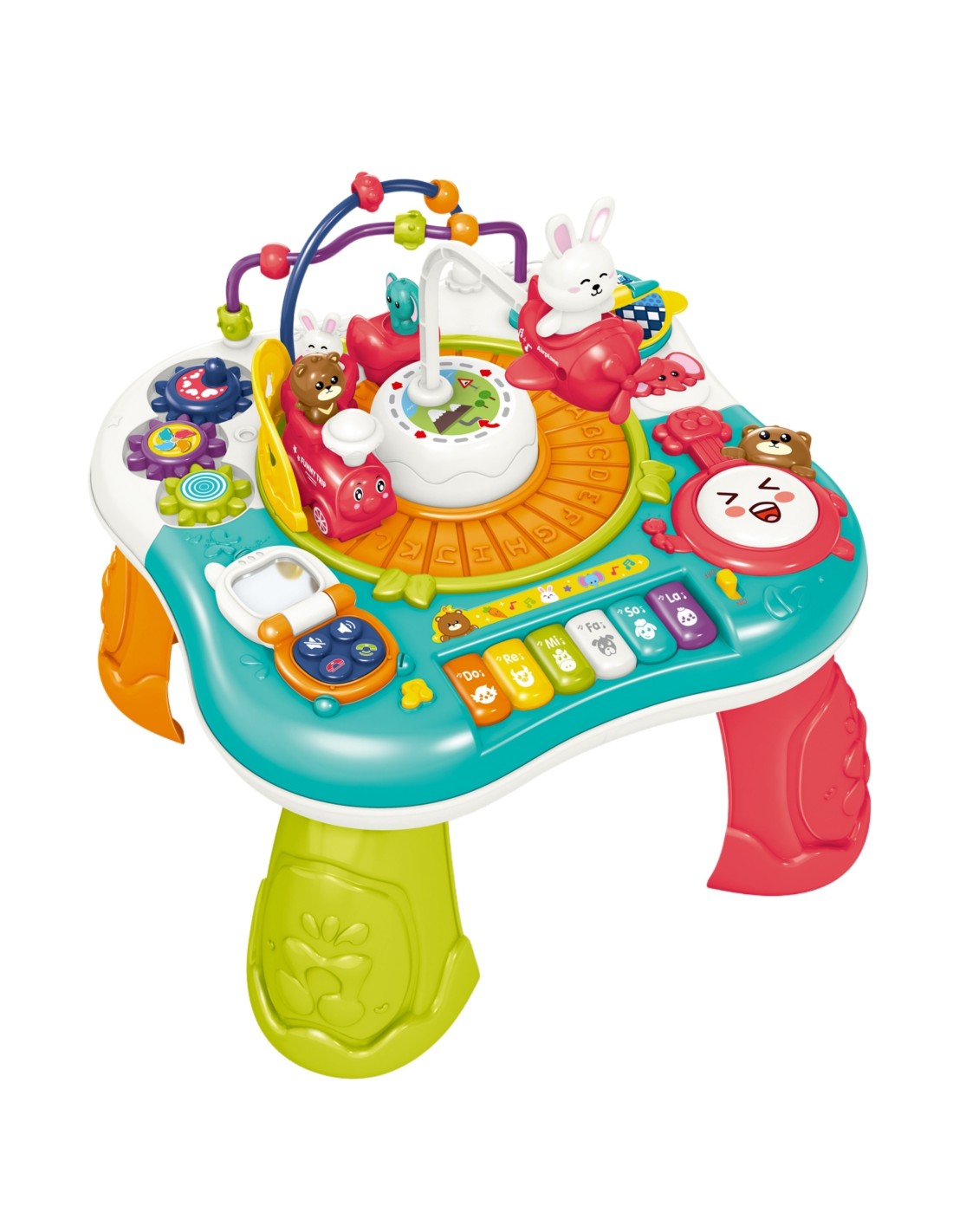 6-WOOPIE BABY Stolik Edukacyjny Interaktywny 2w1 Pianinko Dźwięki-6