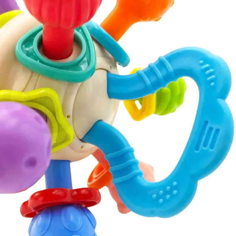 WOOPIE BABY grzechotka 2w1,  bezpieczny gryzak i zabawka sensoryczna dla maluszków - zabawki-dla-dziewczynki